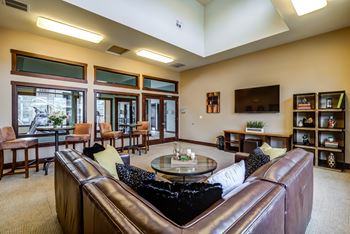 Media room with tv